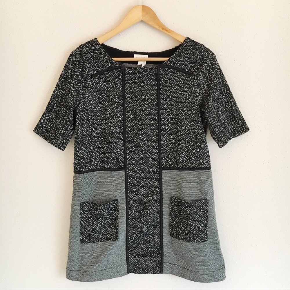 Anthropologie Meadow Rue Tweed Tunic Shift Dress